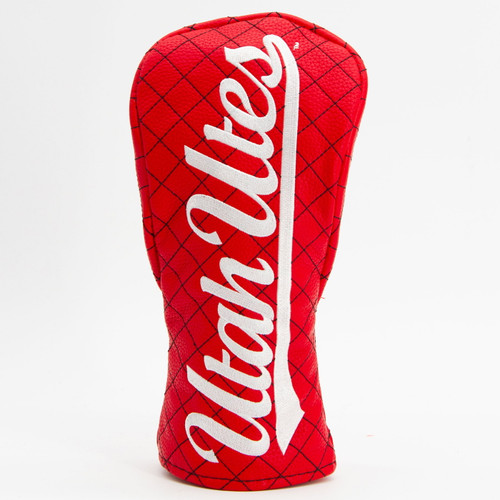 Utah Utes Solid Quilted Golf Fairway Headcover