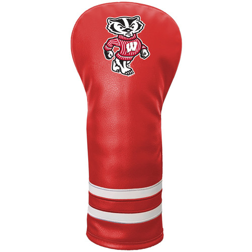 Wisconsin Badgers Color Vintage Golf Fairway Headcover