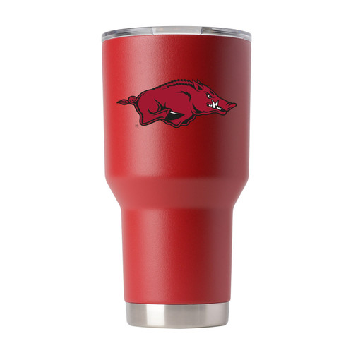 Arkansas Razorbacks 30 oz. Stainless Steel Powder Coated Tumbler