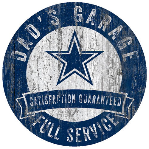 Dallas Cowboys Dad's Garage Sign