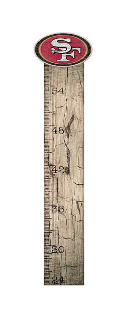 San Francisco 49ers Growth Chart Sign