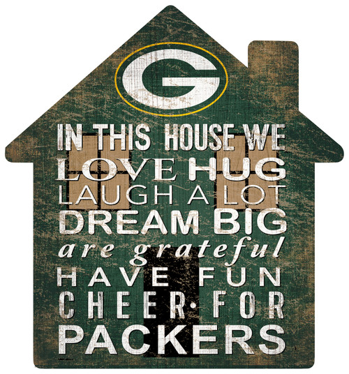 Green Bay Packers 12" House Sign