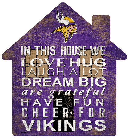 Minnesota Vikings 12" House Sign