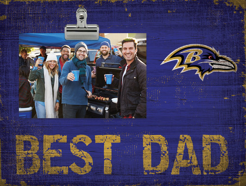 Baltimore Ravens Best Dad Clip Frame