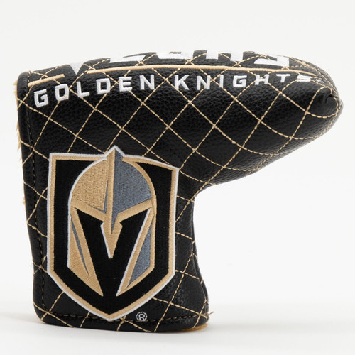 Vegas Golden Knights Solid Quilted Tour Blade Golf Putter Cover