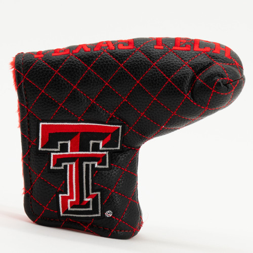 Texas Tech Red Raiders Solid Quilted Tour Blade Golf Putter Cover