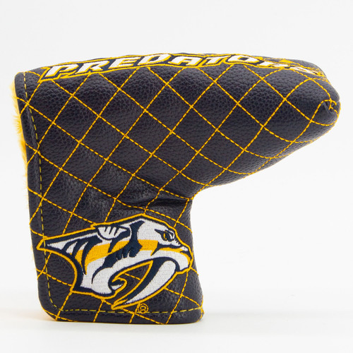 Nashville Predators Solid Quilted Tour Blade Golf Putter Cover