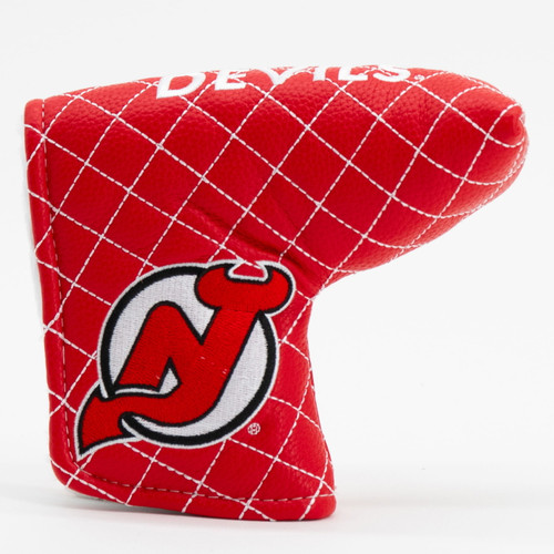 New Jersey Devils Solid Quilted Tour Blade Golf Putter Cover