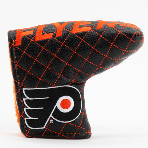 Philadelphia Flyers Solid Quilted Tour Blade Golf Putter Cover