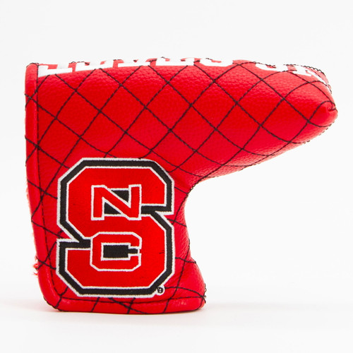 North Carolina State Wolfpack Solid Quilted Tour Blade Golf Putter Cover