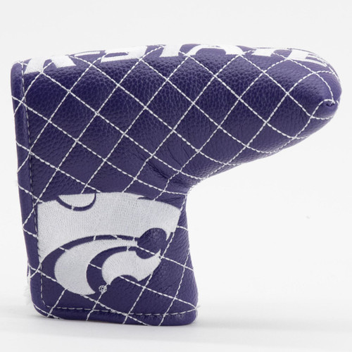 Kansas State Wildcats Solid Quilted Tour Blade Golf Putter Cover