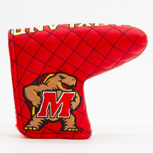 Maryland Terrapins Solid Quilted Tour Blade Golf Putter Cover