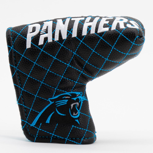 Carolina Panthers Solid Quilted Tour Blade Golf Putter Cover
