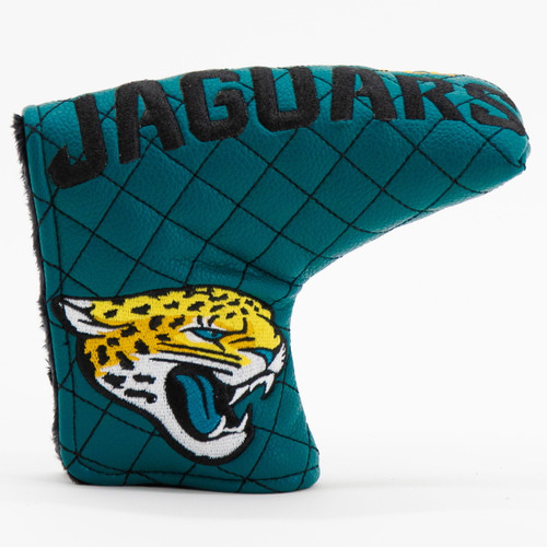 Jacksonville Jaguars Solid Quilted Tour Blade Golf Putter Cover