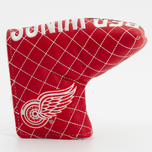 Detroit Red Wings Solid Quilted Tour Blade Golf Putter Cover