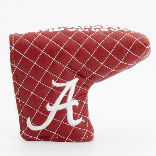 Alabama Crimson Tide Solid Quilted Tour Blade Golf Putter Cover