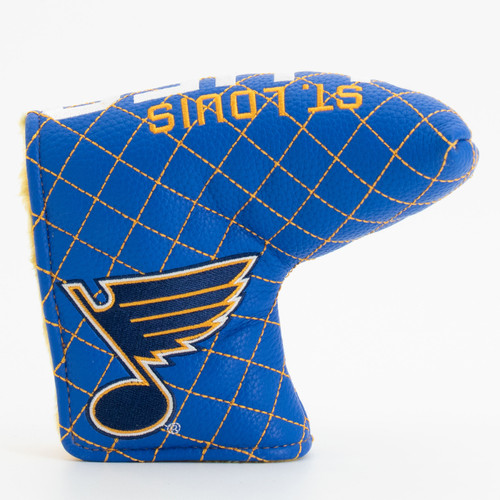 St. Louis Blues Solid Quilted Tour Blade Golf Putter Cover
