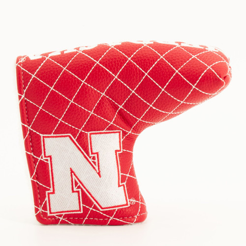 Nebraska Cornhuskers Solid Quilted Tour Blade Golf Putter Cover