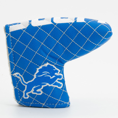 Detroit Lions Solid Quilted Tour Blade Golf Putter Cover