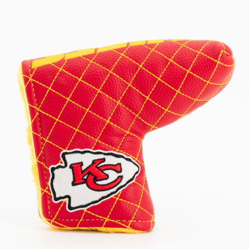 Kansas City Chiefs Solid Quilted Tour Blade Golf Putter Cover