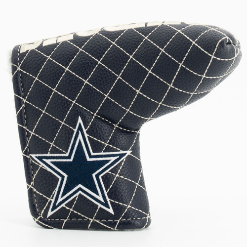 Dallas Cowboys Solid Quilted Tour Blade Golf Putter Cover
