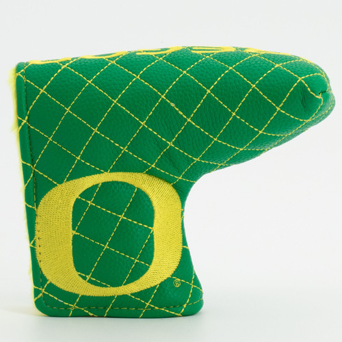 Oregon Ducks Solid Quilted Tour Blade Golf Putter Cover