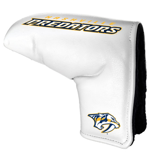 Nashville Predators White Tour Blade Golf Putter Cover