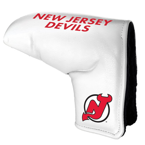 New Jersey Devils White Tour Blade Golf Putter Cover