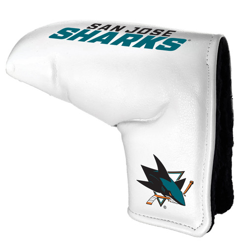 San Jose Sharks White Tour Blade Golf Putter Cover