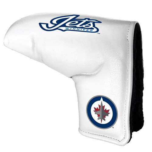 Winnipeg Jets White Tour Blade Golf Putter Cover