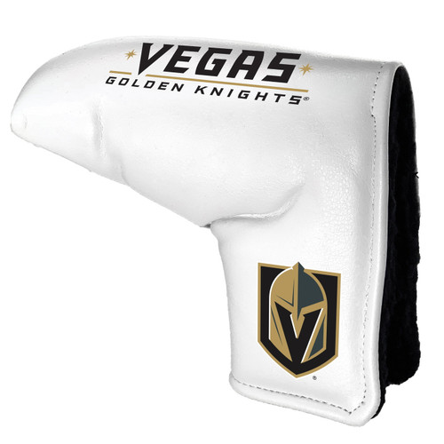 Vegas Golden Knights White Tour Blade Golf Putter Cover