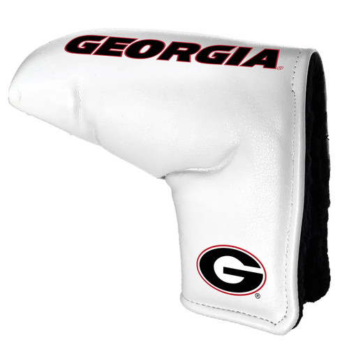 Georgia Bulldogs White Tour Blade Golf Putter Cover