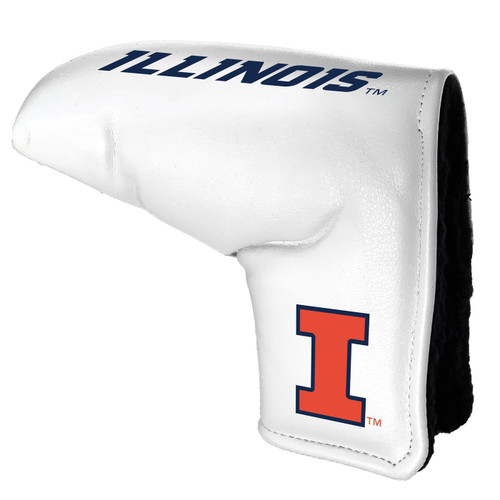 Illinois Fighting Illini White Tour Blade Golf Putter Cover