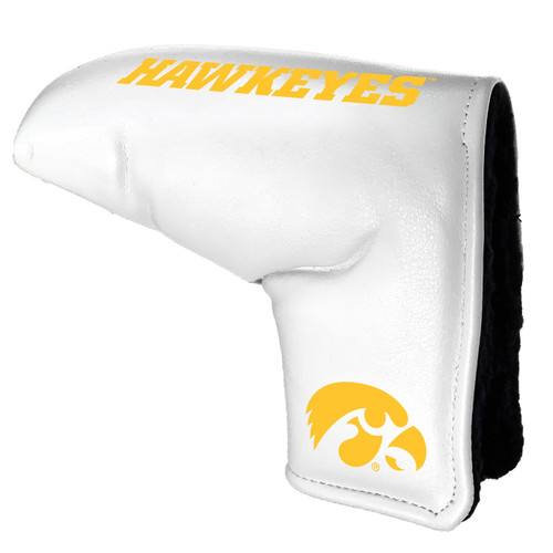 Iowa Hawkeyes White Tour Blade Golf Putter Cover