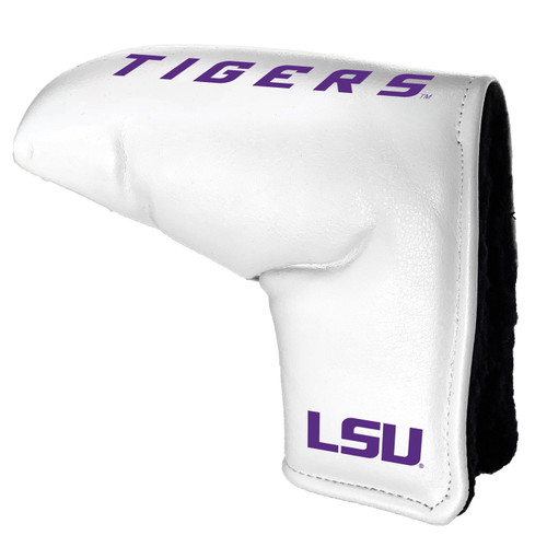 LSU Tigers White Tour Blade Golf Putter Cover