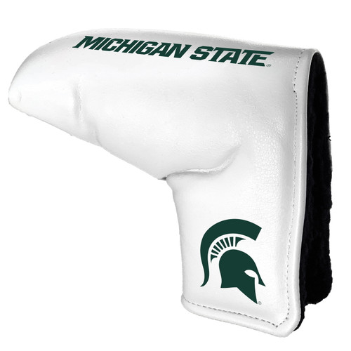 Michigan State Spartans White Tour Blade Golf Putter Cover