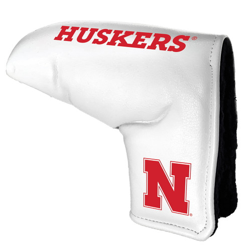 Nebraska Cornhuskers White Tour Blade Golf Putter Cover