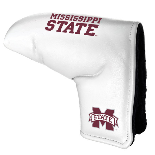 Mississippi State Bulldogs White Tour Blade Golf Putter Cover