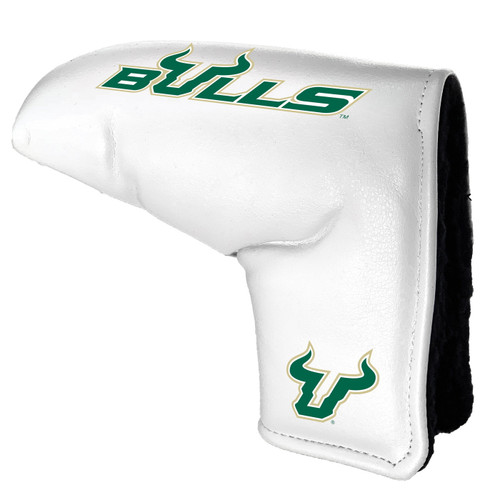 South Florida Bulls White Tour Blade Golf Putter Cover