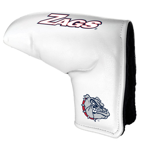 Gonzaga Bulldogs White Tour Blade Golf Putter Cover