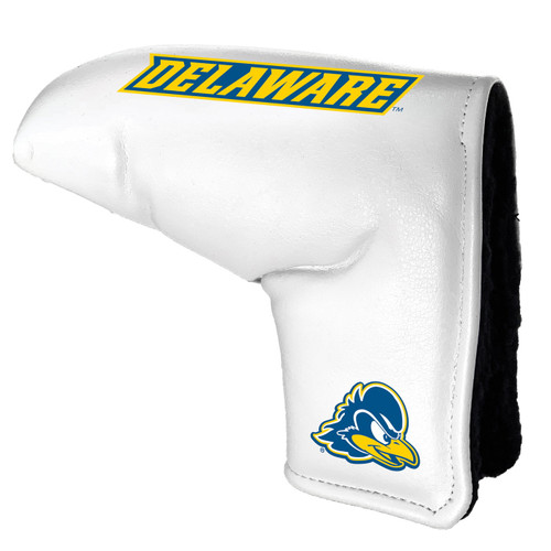 Delaware Blue Hens White Tour Blade Golf Putter Cover