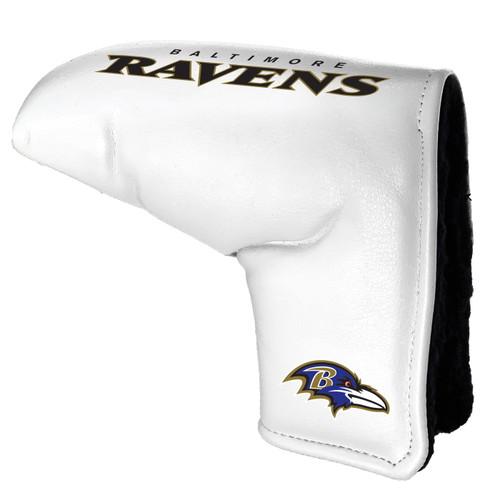 Baltimore Ravens White Tour Blade Golf Putter Cover