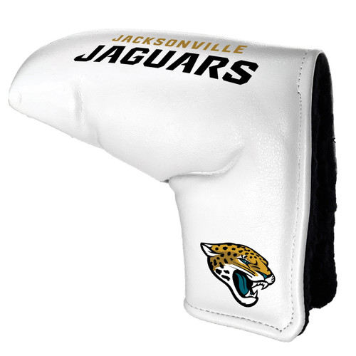 Jacksonville Jaguars White Tour Blade Golf Putter Cover