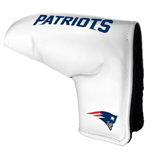 New England Patriots White Tour Blade Golf Putter Cover