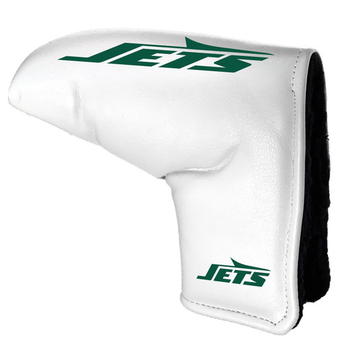 New York Jets White Tour Blade Golf Putter Cover