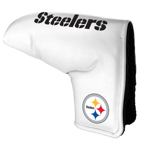 Pittsburgh Steelers White Tour Blade Golf Putter Cover