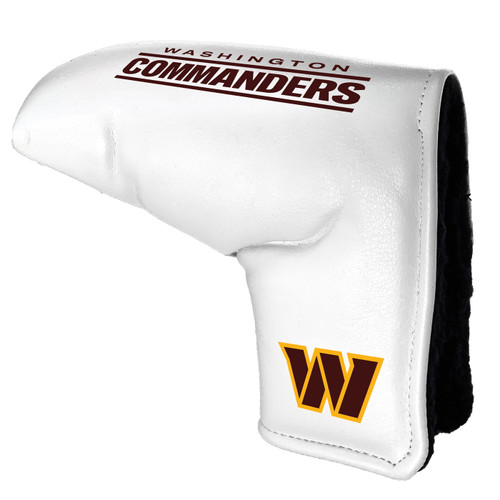 Washington Commanders White Tour Blade Golf Putter Cover