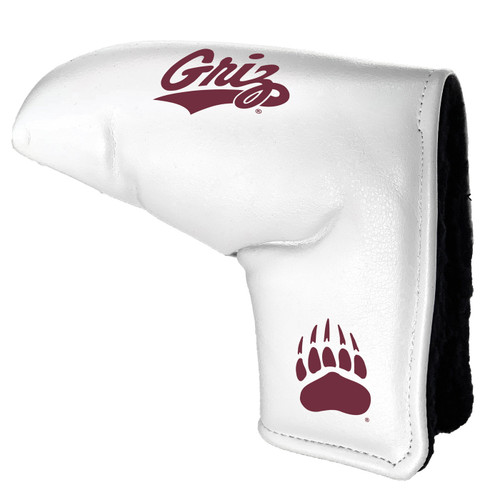 Montana Grizzlies White Tour Blade Golf Putter Cover