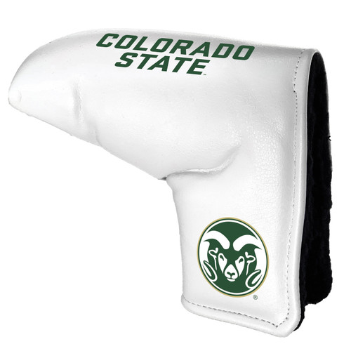 Colorado State Rams White Tour Blade Golf Putter Cover