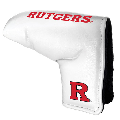 Rutgers Scarlet Knights White Tour Blade Golf Putter Cover